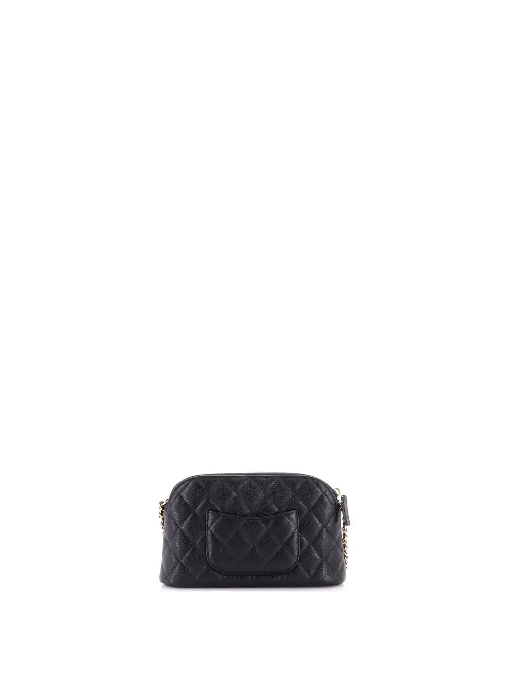 Chanel Cc Dome Zip Clutch With Chain #242011C43B